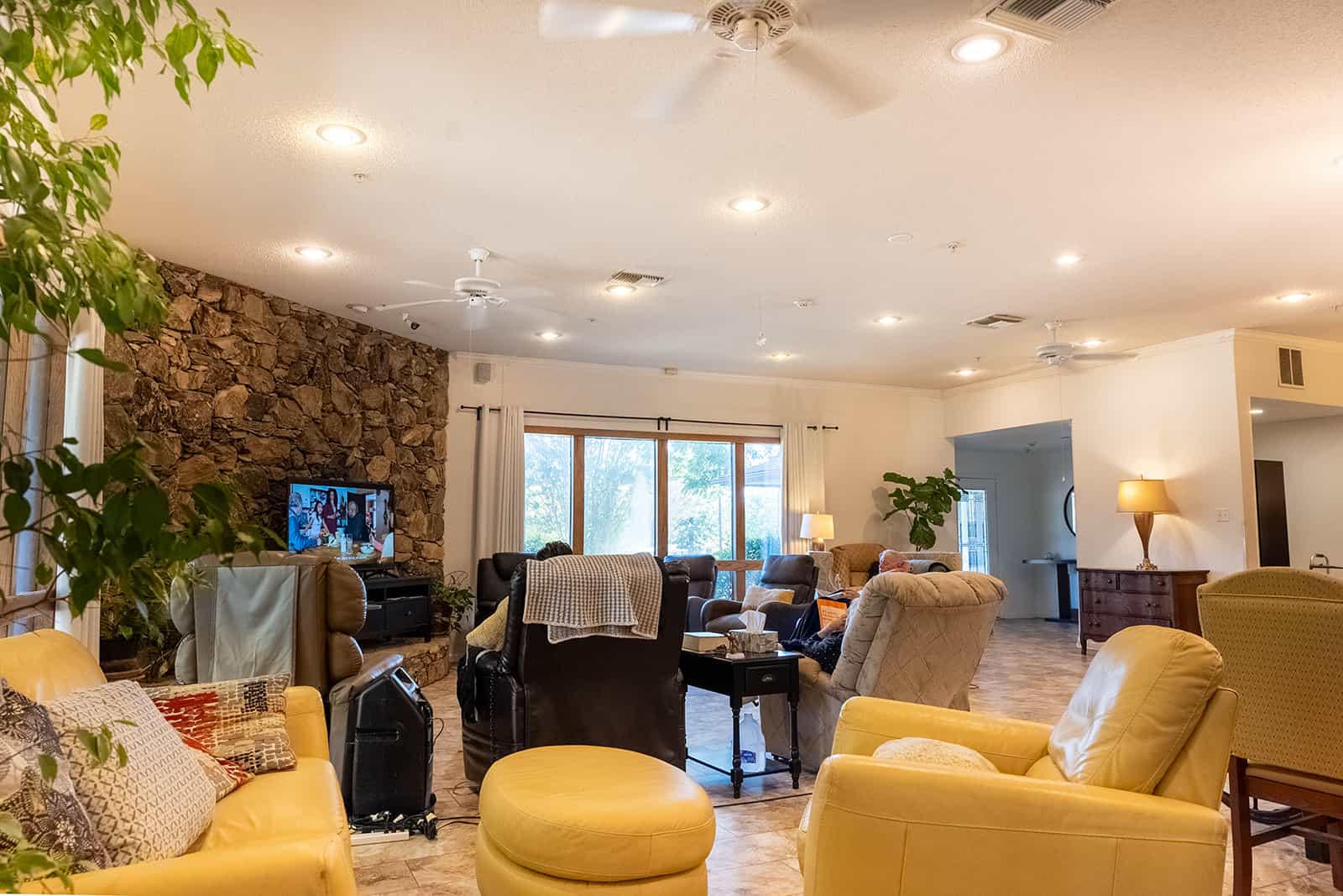 Residents enjoying activities at VIP Living Center