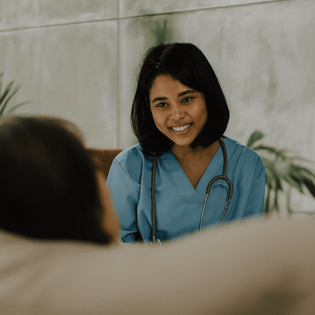 Residents enjoying community at VIP Living Center